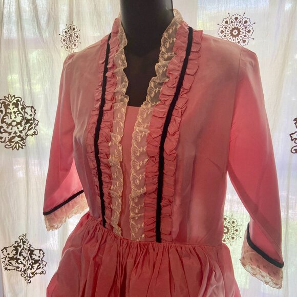 Vintage Bridgerton Marie Antoinette Style Ex Theater Costume Handmade Cosplay - Picture 13 of 16